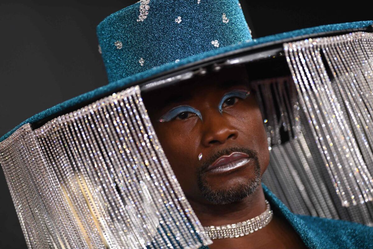 Billy Porter, el actor que lleva vestido en la alfombra roja