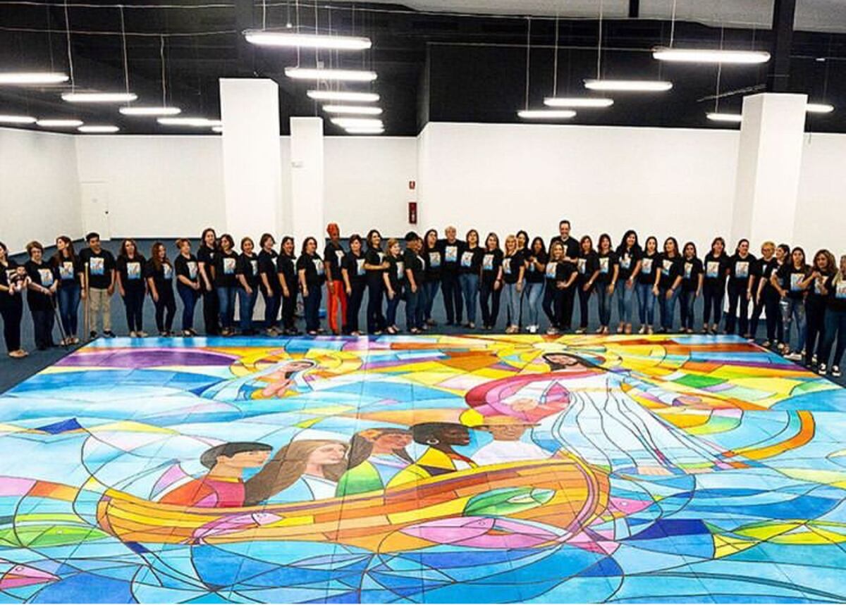 El espléndido mural creado en Panamá para la JMJ