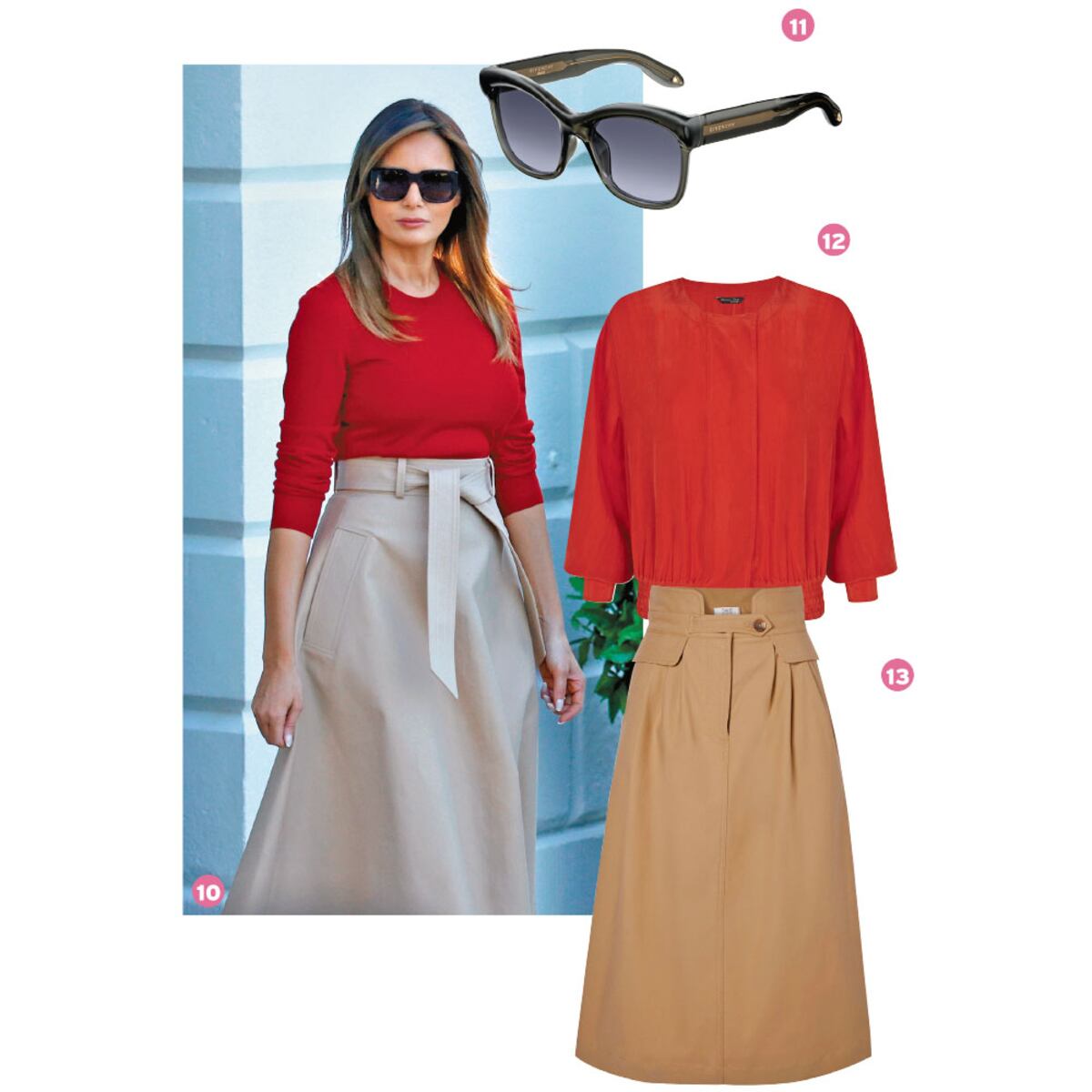 5 atuendos inspirados en el ‘look’ de Melania Trump