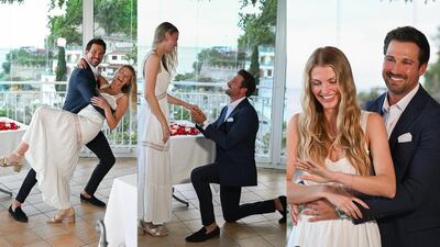 James Maslow, de Big Time Rush, le propone matrimonio a su novia Caitlin Spears en Italia