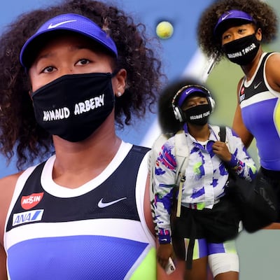 ‘#DiSusNombres’: Naomi Osaka y las mascarillas que visibilizan en la cancha de tenis la violencia racial
