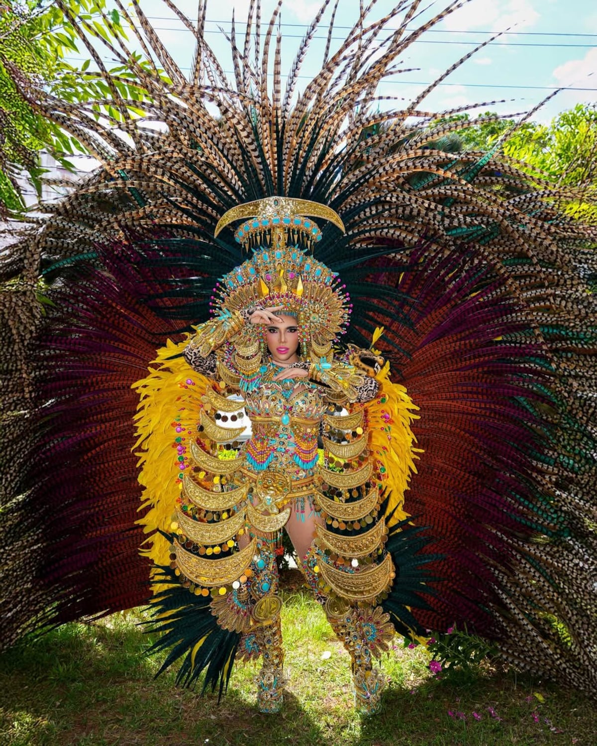 Así vistieron las reinas de Calle Arriba y Calle Abajo de Las Tablas para celebrar la llegada del año nuevo