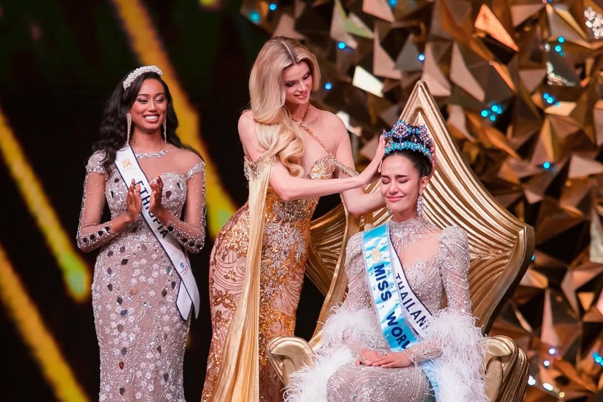 La tailandesa Opal Suchata Chuangsri gana el Miss Mundo en la India