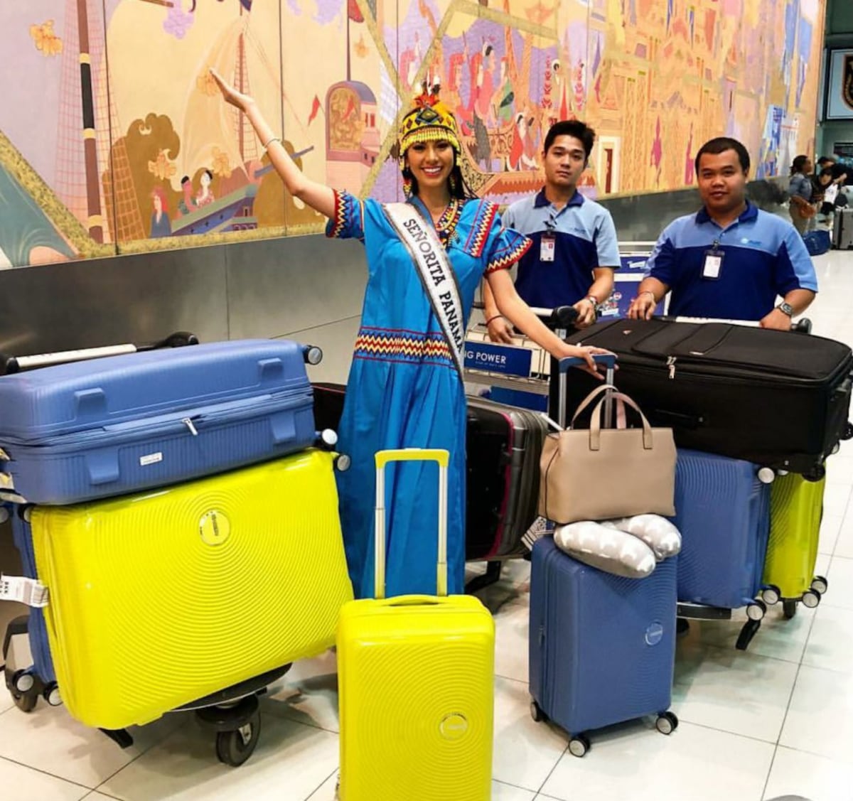 Con nagua y chaquira, Rosa Montezuma llegó a Tailandia