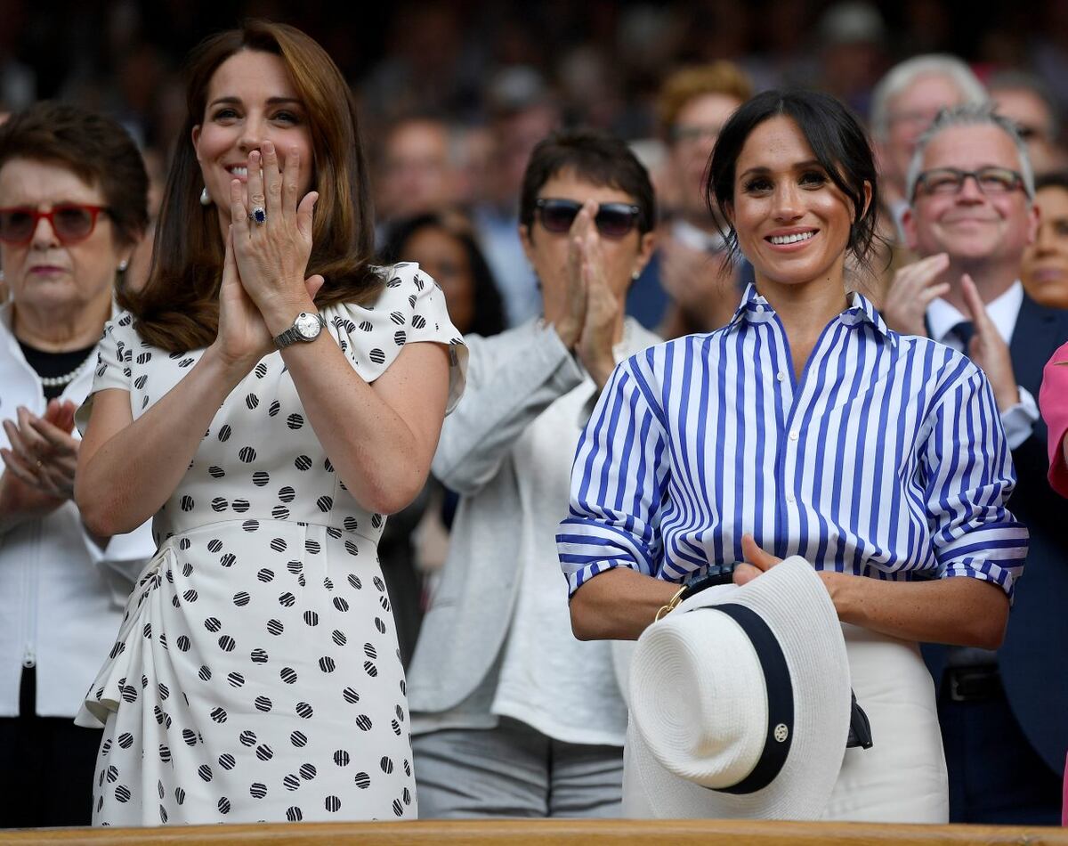 Kate y Meghan, las verdaderas protagonistas de Wimbledon
