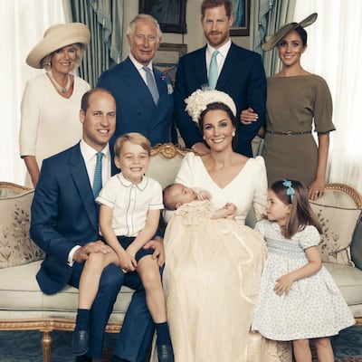 Las fotos oficiales del bautizo del príncipe Louis