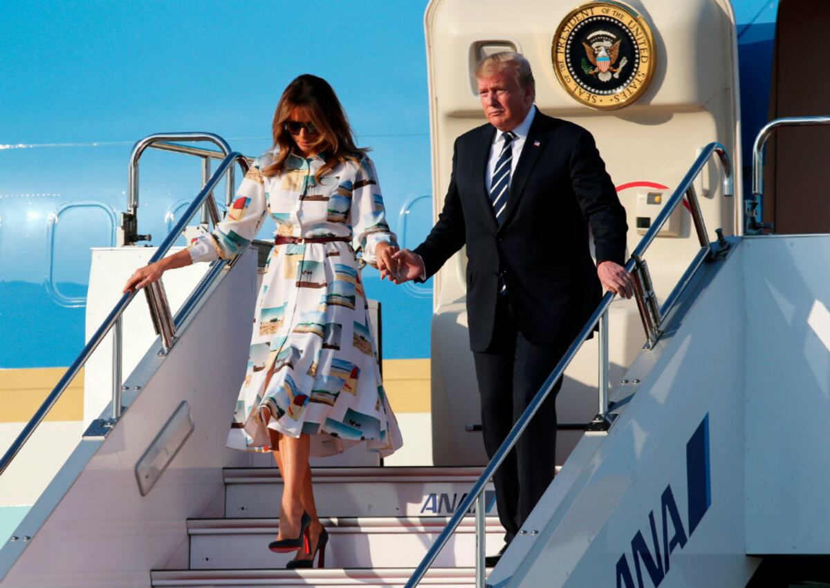 Melania Trump en Japón: seis vestidos en cuatro días