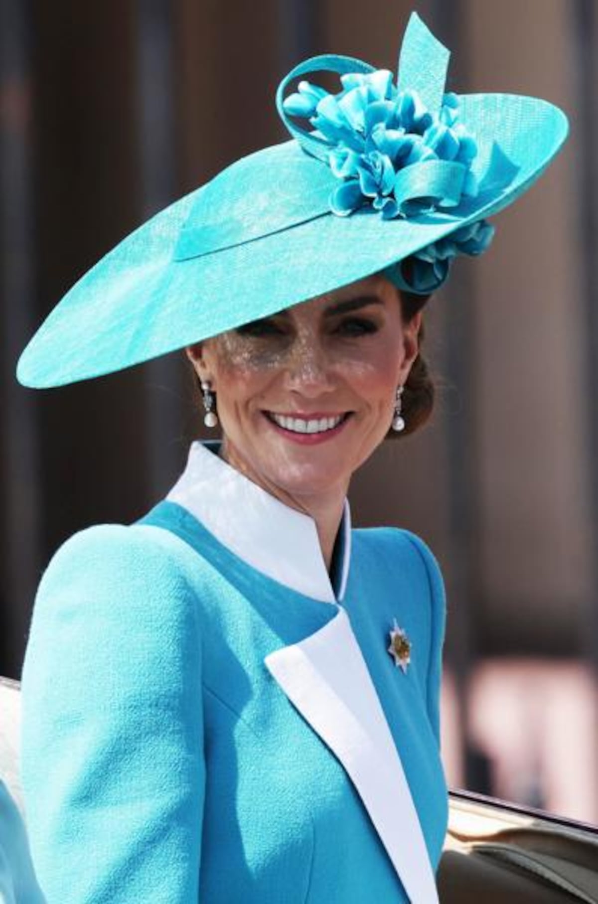 La princesa Kate Middleton y su hija Charlotte combinadas para el Trooping the Colour