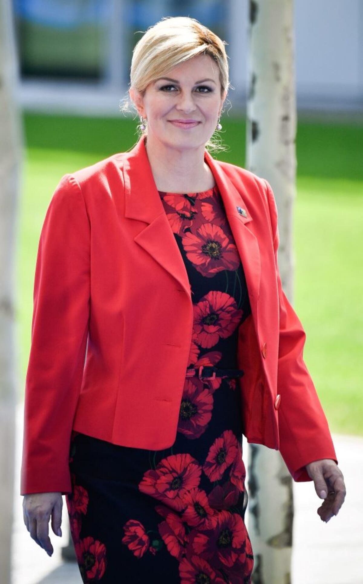 La presidenta de Croacia, la más fiel seguidora de la selección de su país