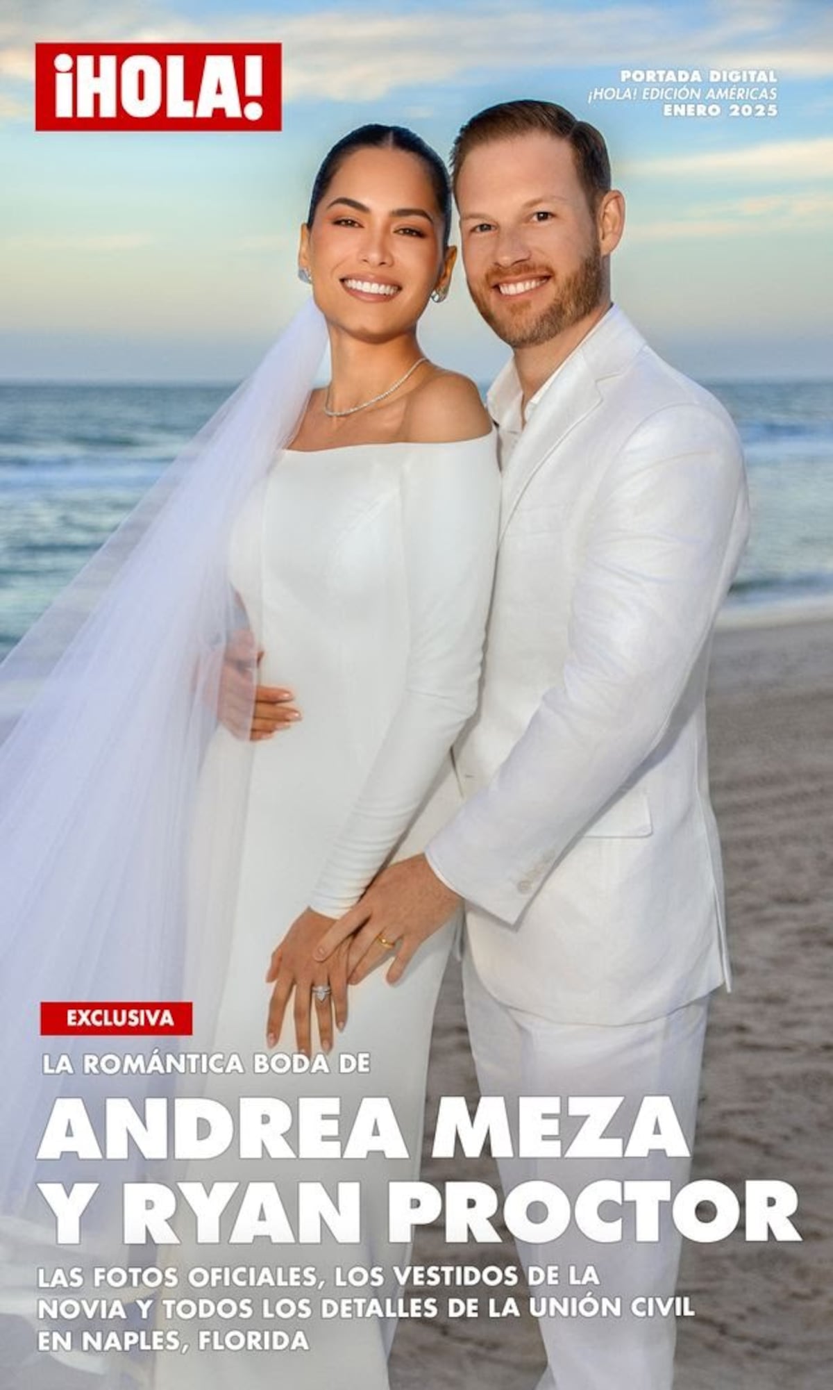 La boda en Naples de Miss Universo 2020, Andrea Meza, con su novio, el tiktoker Ryan Proctor