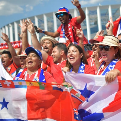Personalidades internacionales elogian a la fanaticada panameña en el Mundial