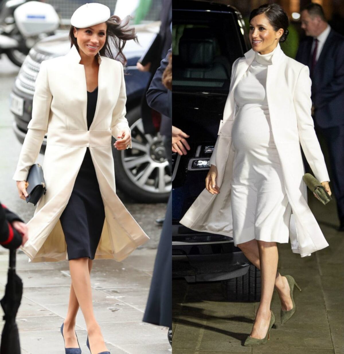 Meghan Markle, 8 meses y en tacones