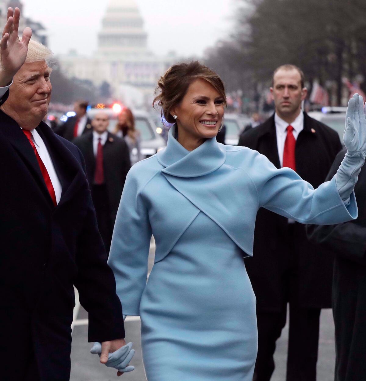 Melania, una primera dama dos veces en el huracán mediático