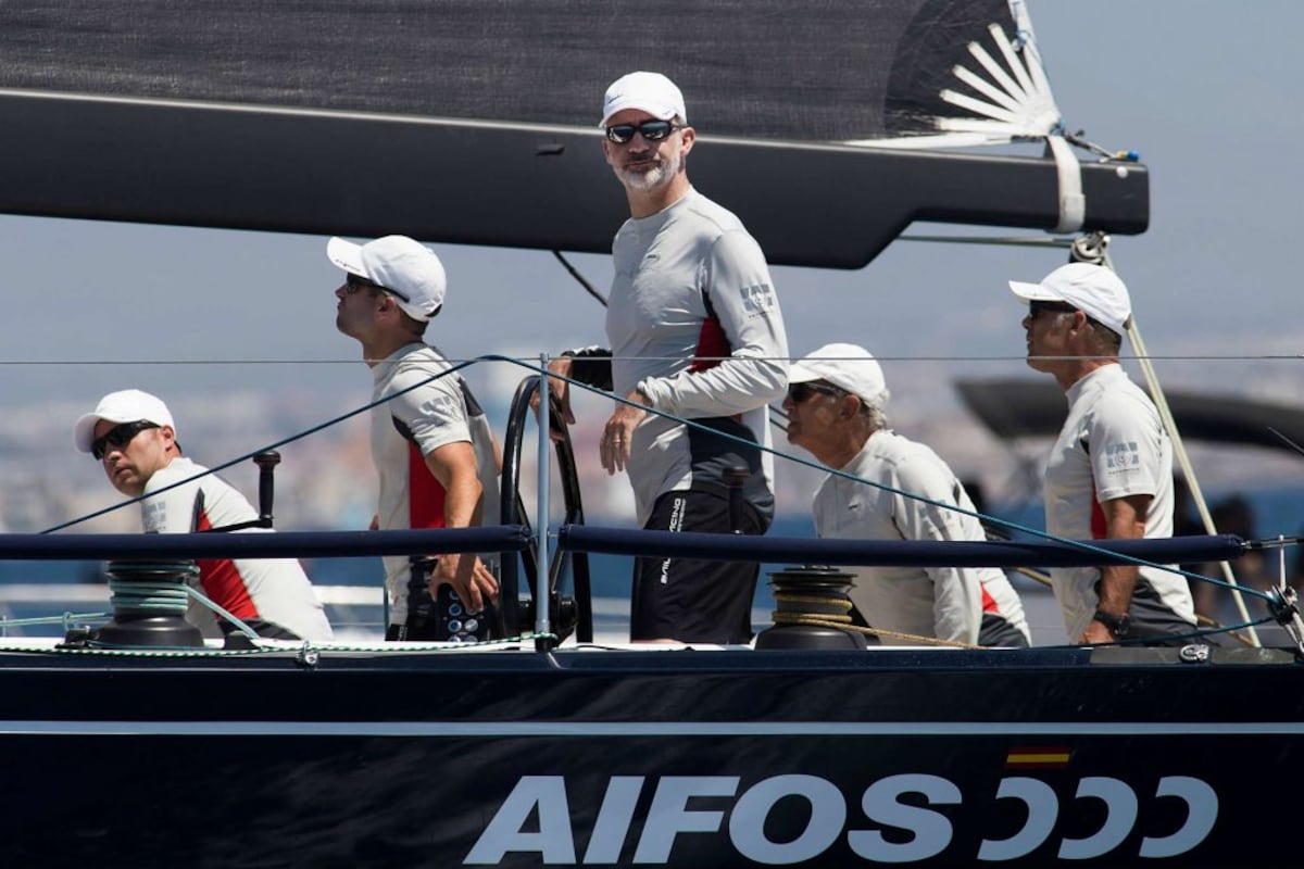 Los reyes de España y sus dos hijas, de vacaciones en Mallorca