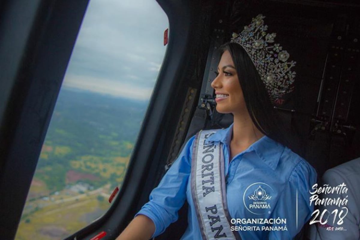 Rosa Montezuma visita su comarca por primera vez como Señorita Panamá