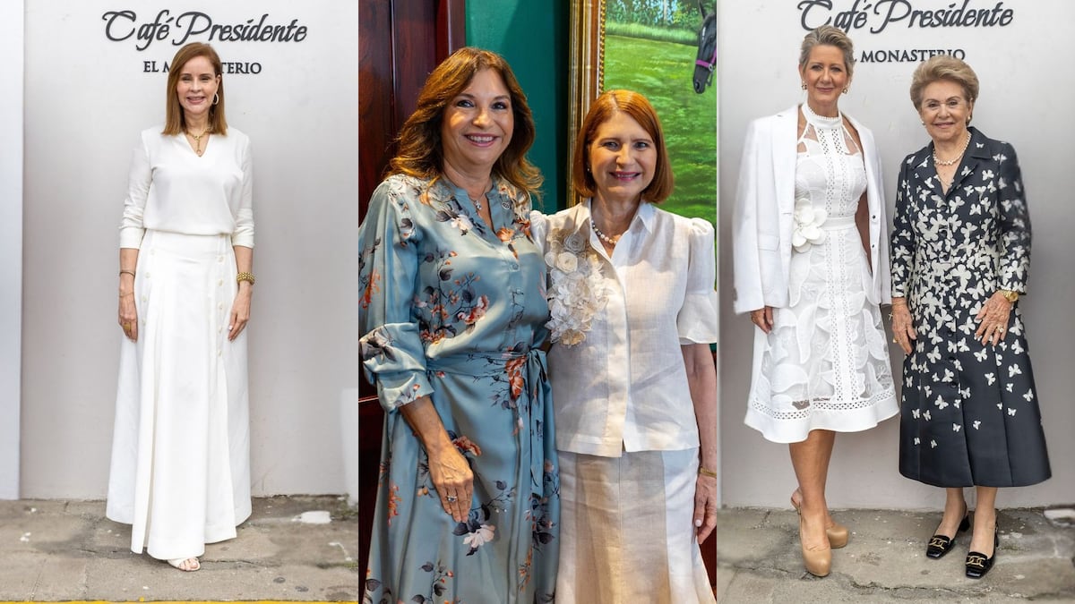 De blanco y encaje: los trajes de las primeras damas de Panamá en su reunión en Casco Antiguo