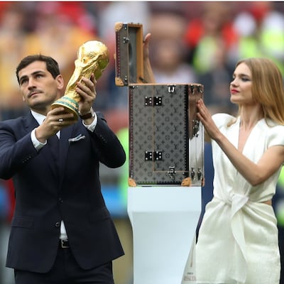 Las maletas de lujo de Louis Vuitton en la Copa Mundial