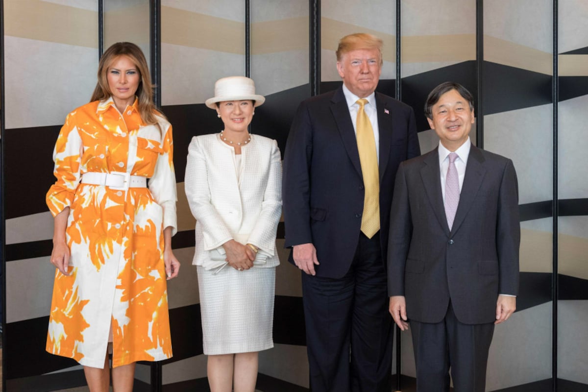 Melania Trump en Japón: seis vestidos en cuatro días