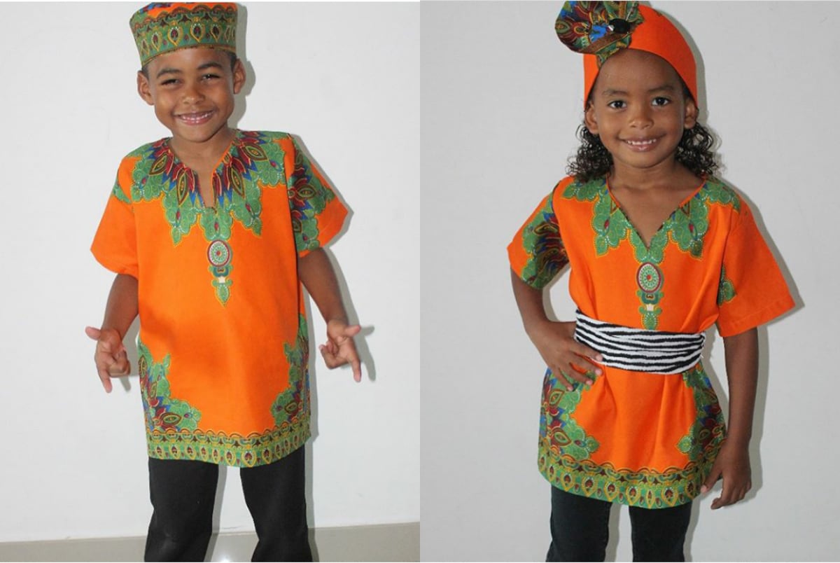 Niños y niñas en Panamá enaltecen a la etnia negra en su día