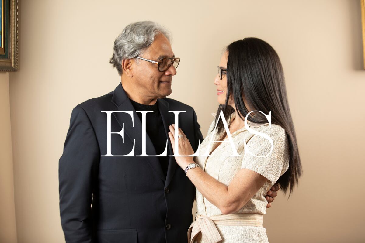 La sesión de fotos en casa de Zulay Rodríguez y su esposo Álvaro Testa