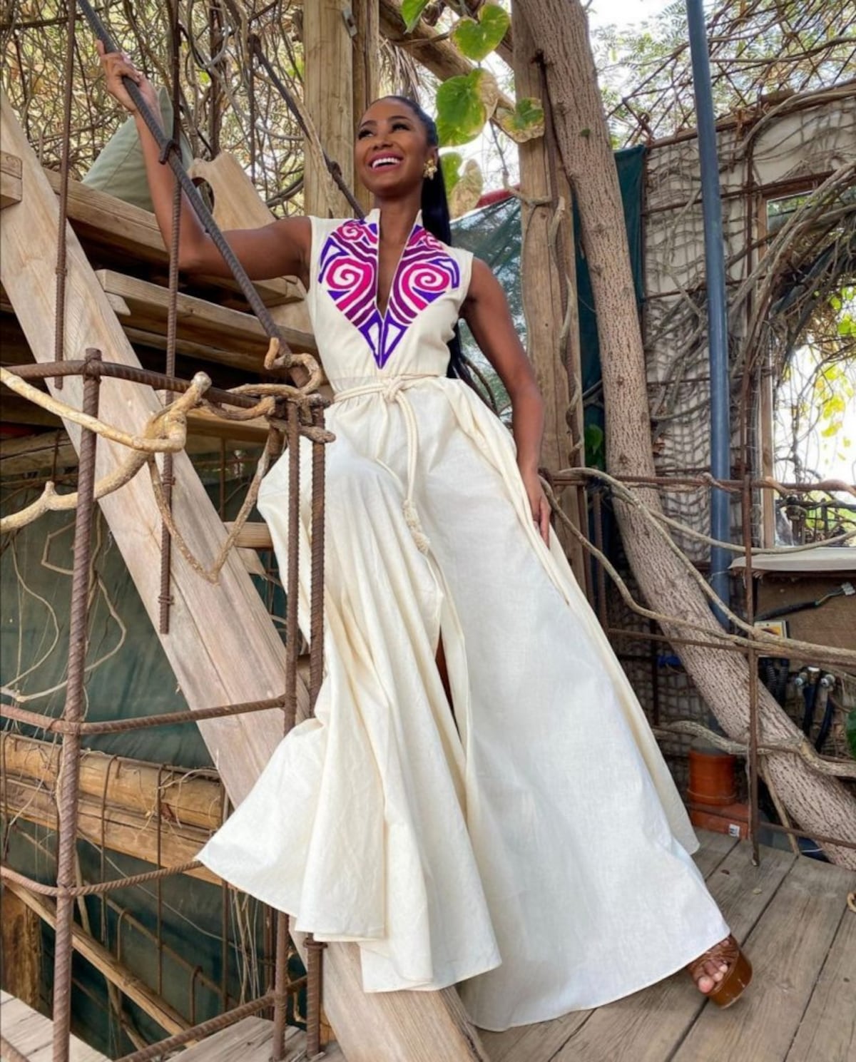 De paruma y Hélène Breebaart: los diseños panameños de Brenda Smith en Miss Universo