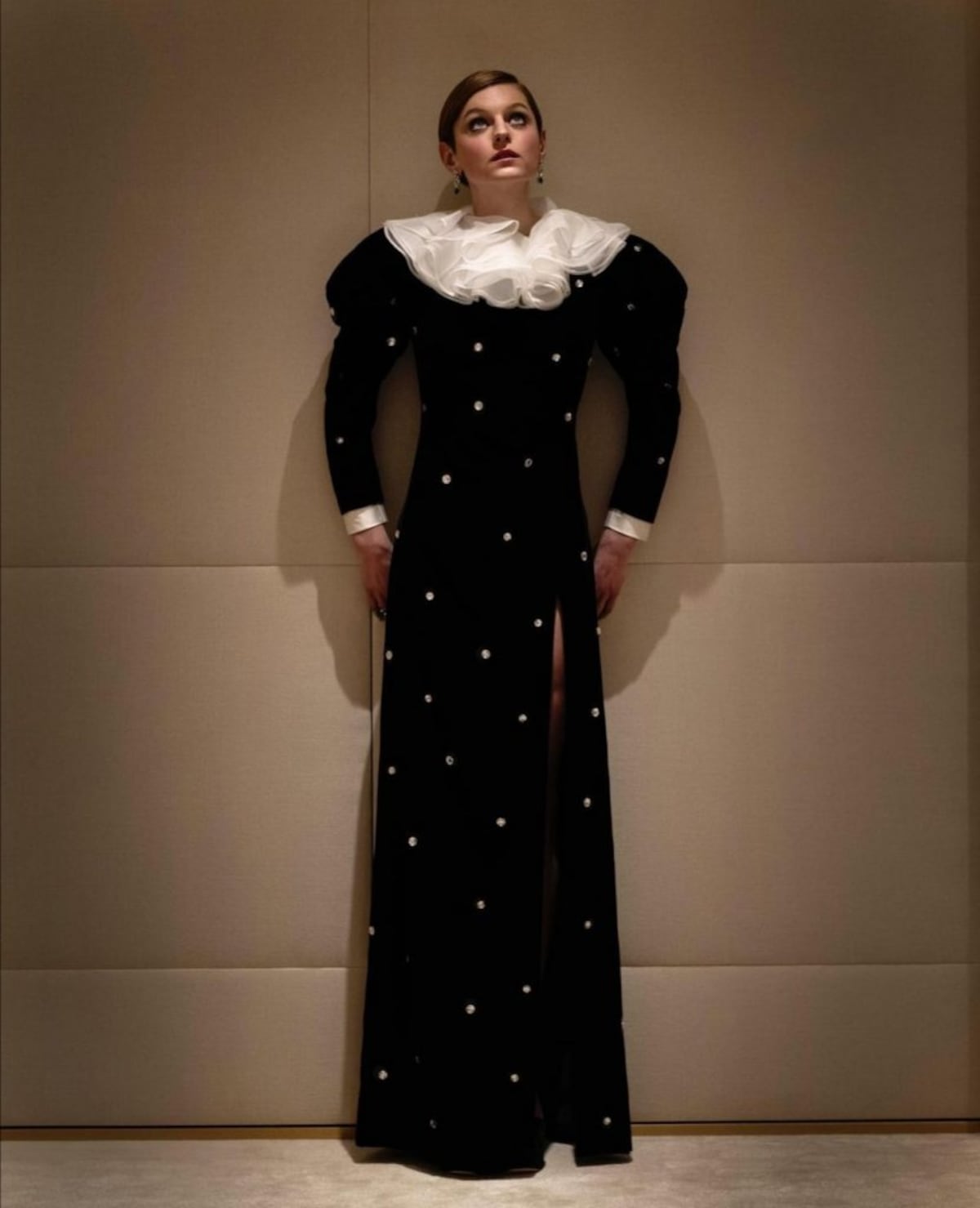 Un vestido de pierrot o de un diseñador que visitó Panamá en la alfombra roja virtual de los Globos de Oro 2021