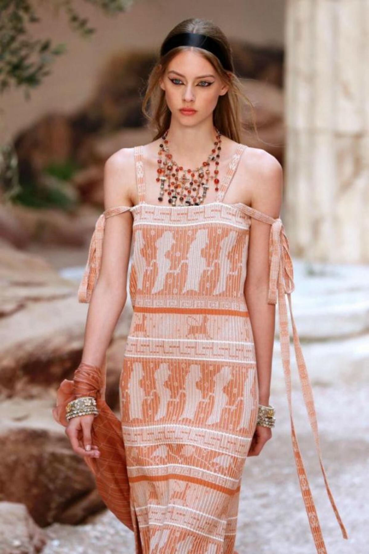 La antigua Grecia en la pasarela de Chanel