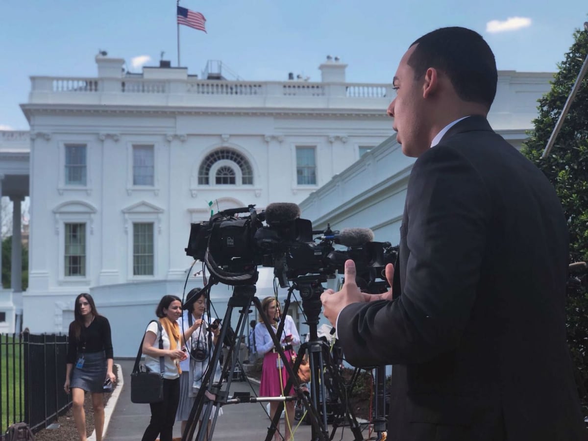 Edwin Pitti, el panameño corresponsal en la Casa Blanca