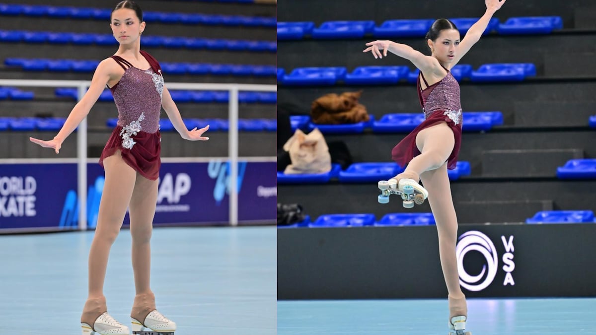 La panameña Camila García de Paredes logró clasificar al top 20 en un campeonato mundial de patinaje artístico sobre ruedas