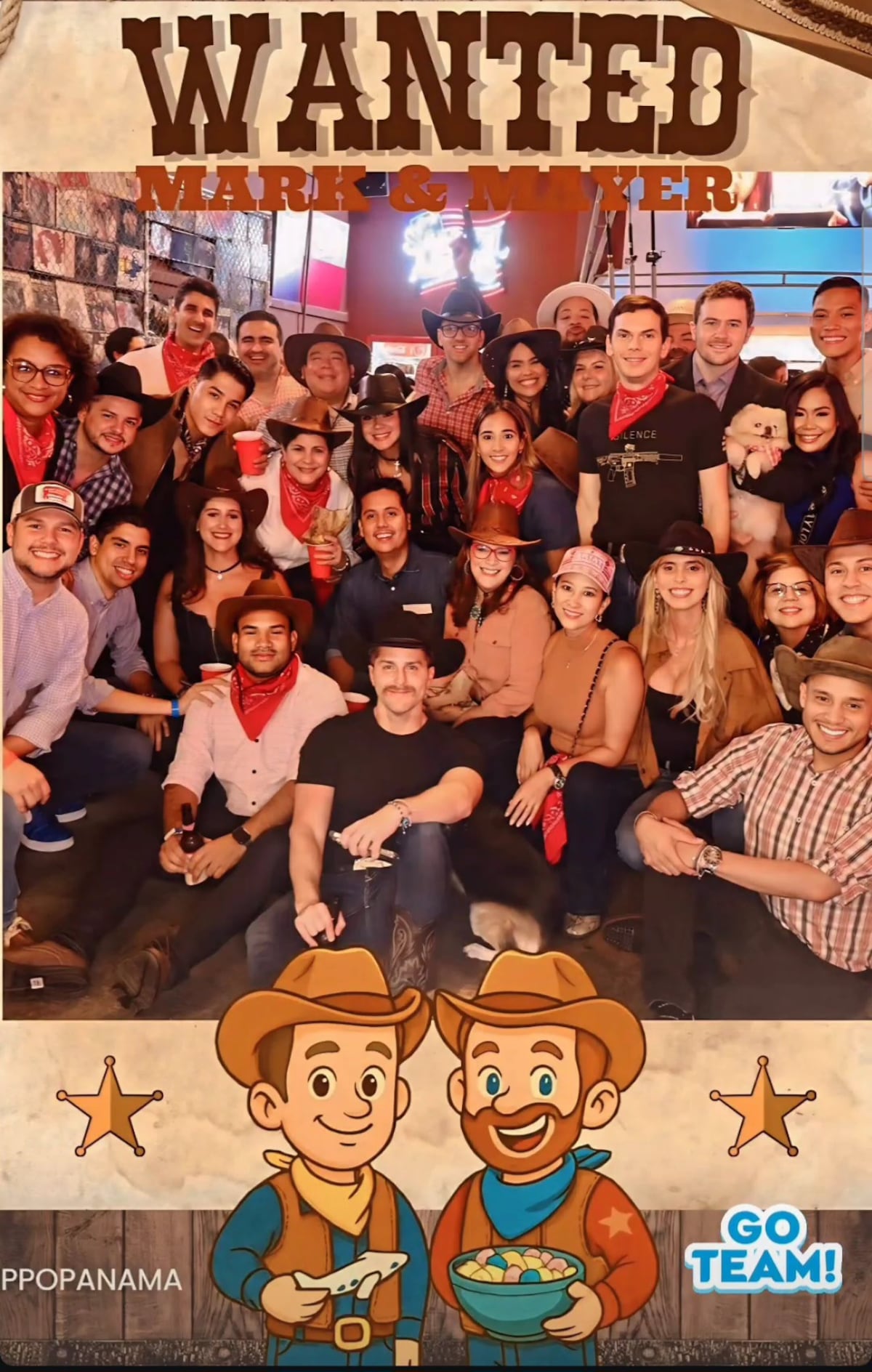 El alcalde Mayer Mizrachi y su mellizo Mark celebran su cumpleaños 38 con temática de vaqueros