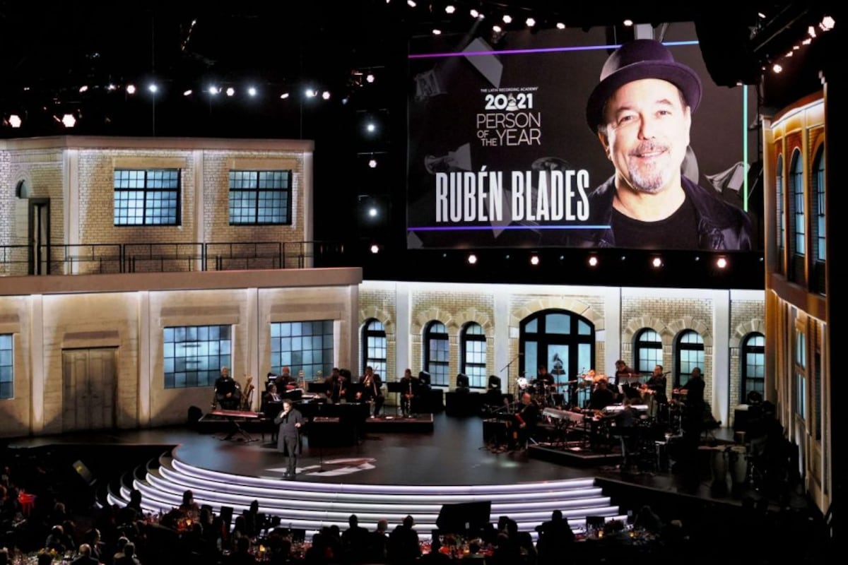 Los artistas en la gala en honor a Rubén Blades como Persona del Año