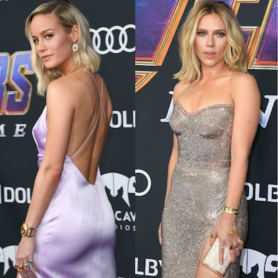 Las ‘gemas del infinito’ de Brie Larson y Scarlett Johansson