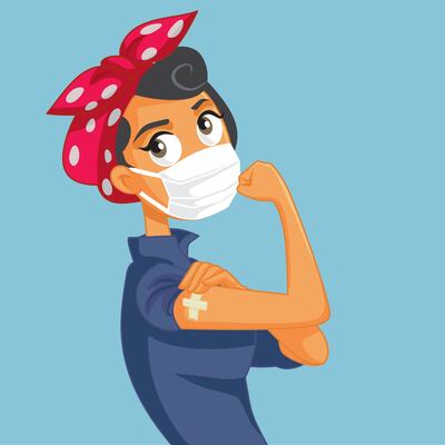 ¡Vacunada y… encerrada!