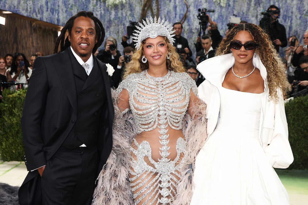 Beyoncé regresa a la Met Gala acompañada de su hija Blue Ivy y su esposo Jay-Z