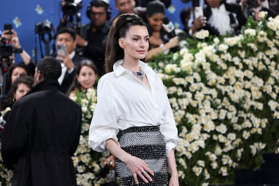 Anne Hathaway se inspiró en André Leon Talley para la gala del Met