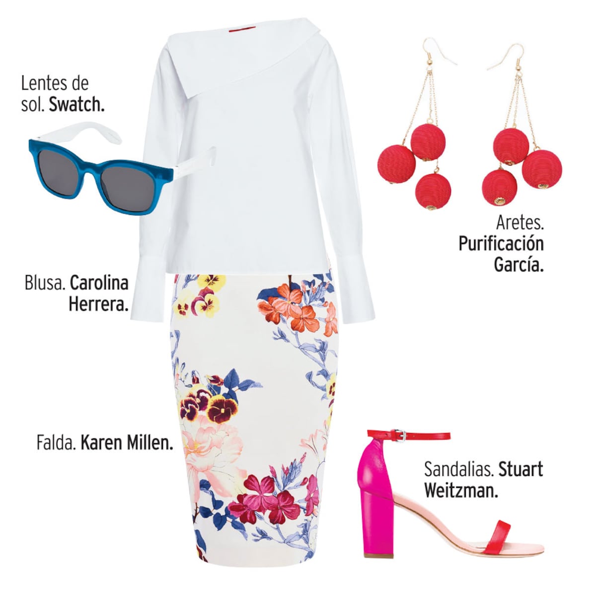 Flores en el armario, cuatro combinaciones