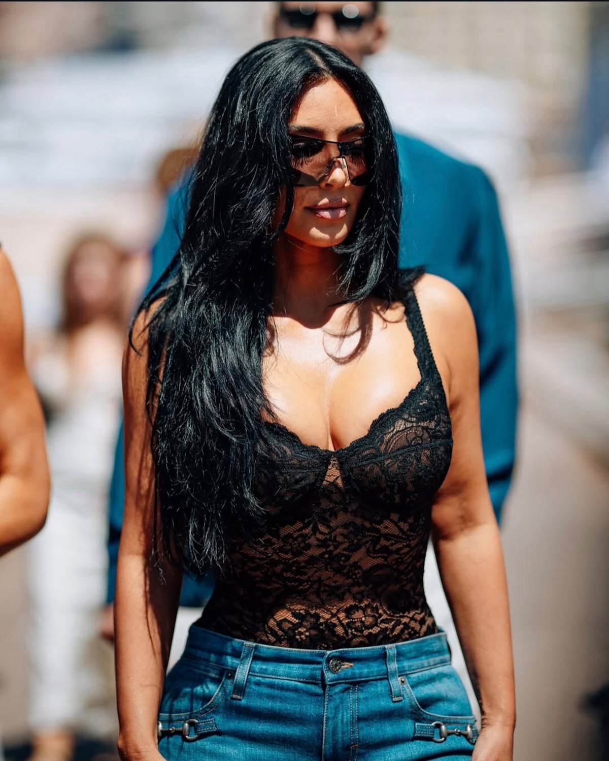 Kim Kardashian llega por primera vez a la F1 para apoyar a Lewis Hamilton
