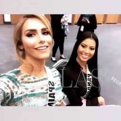 El mensaje de Rosa Iveth Montezuma junto Ángela Ponce en Miss Universo