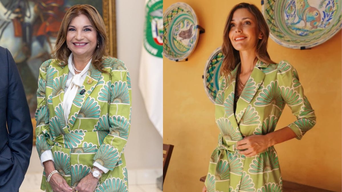 Maricel de Mulino, primera dama de Panamá, y su conjunto estampado de diseño español 
