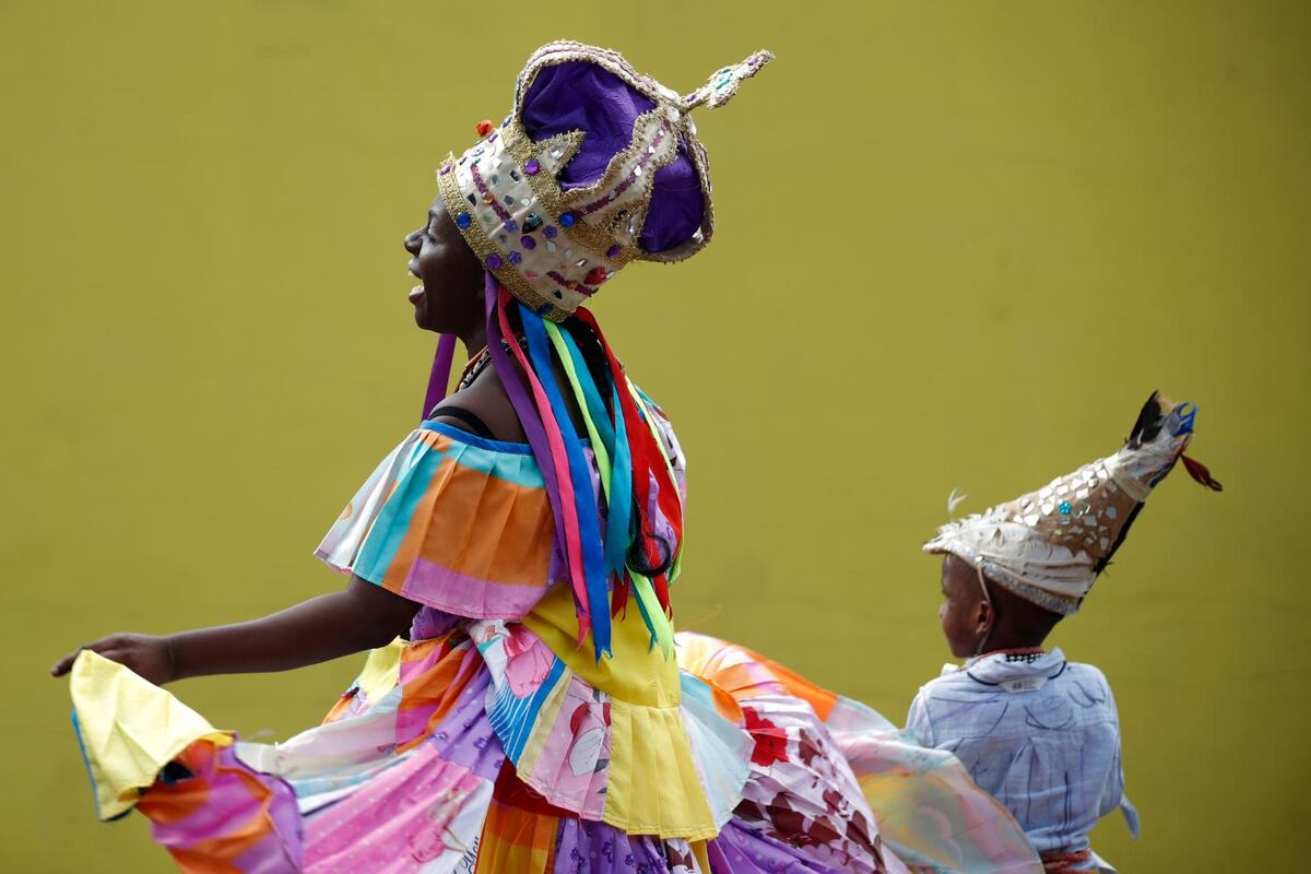 FOTOS: El espíritu de los palenques revive en Panamá con el Festival de la Pollera Congo