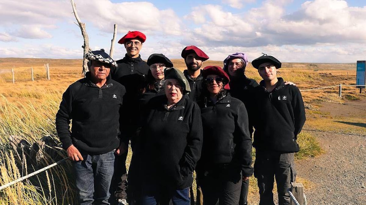 La maestra de preescolar que lo dejó todo y se convirtió en guardiana de 200 pingüinos rey en el sur de Chile