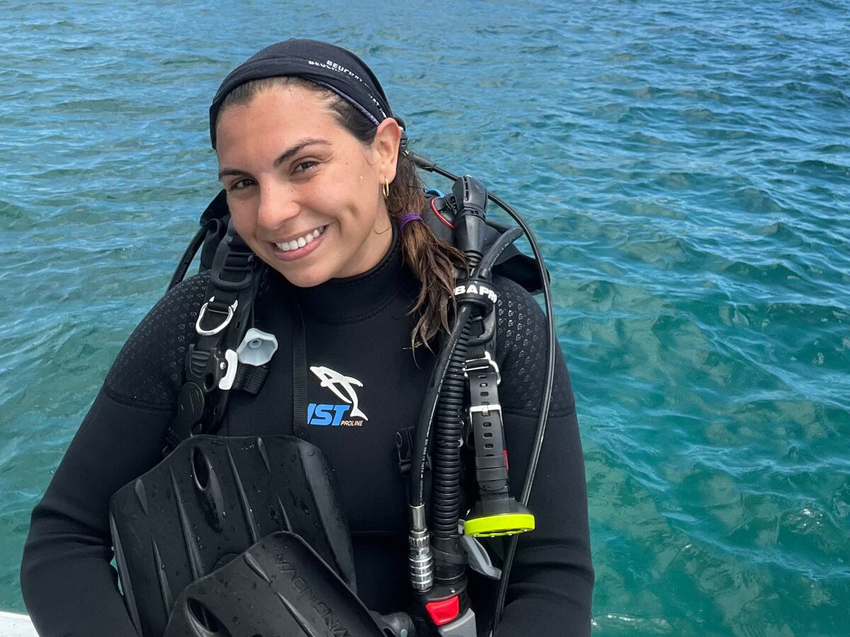 Alexandra Guzmán, la joven panameña que bucea por el futuro del planeta