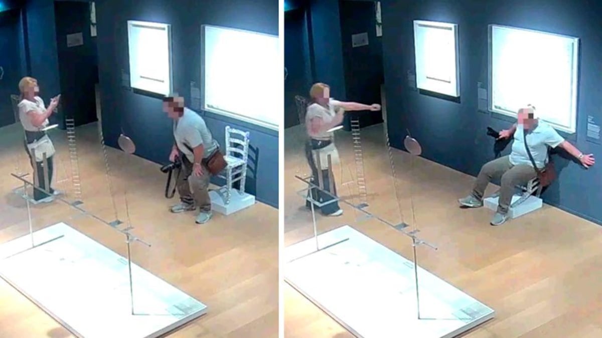 Una pareja rompe la ‘silla de Van Gogh’ al intentar tomarse una foto en un museo italiano