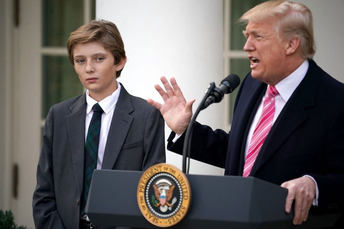 Barron Trump, el adolescente de la Casa Blanca