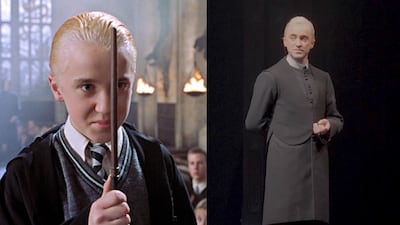Así fue el regreso de Tom Felton como Draco Malfoy después de 14 años