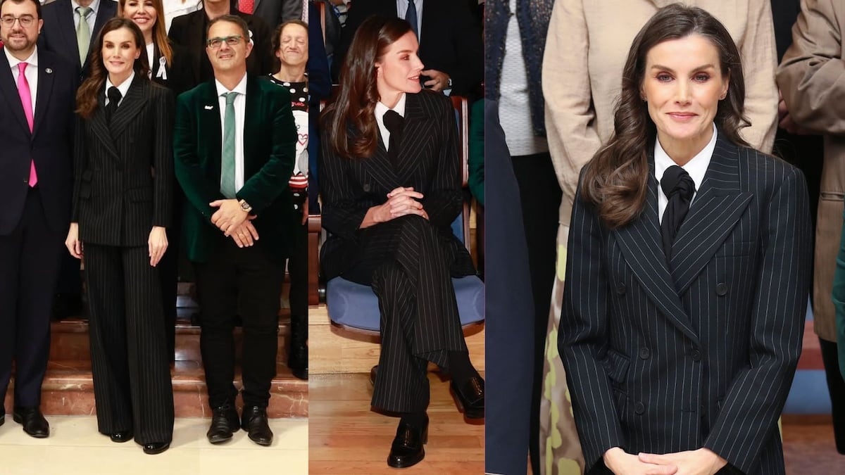 La reina en corbata: El estilismo masculino (y a la vez tan femenino) de Letizia de España