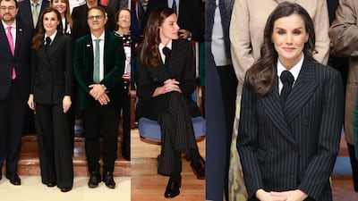 La reina en corbata: El estilismo masculino (y a la vez tan femenino) de Letizia de España