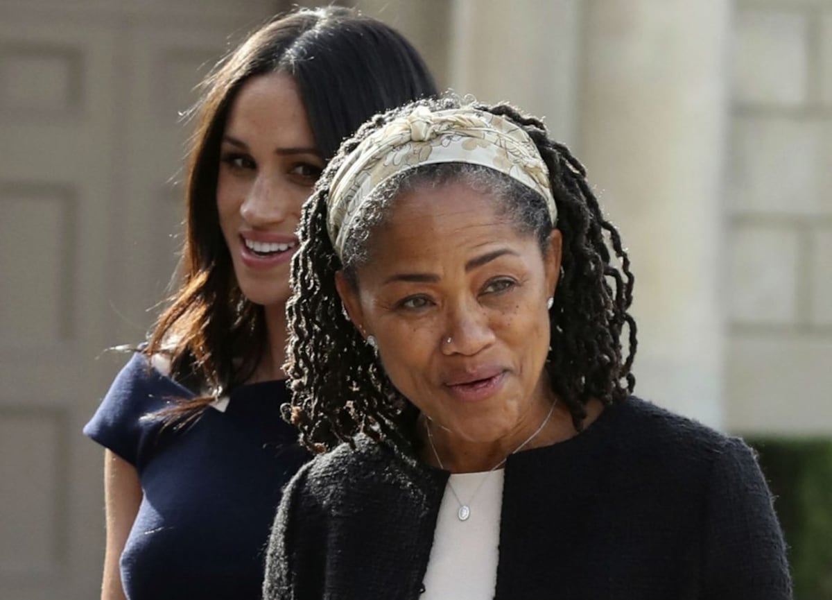 La mamá de Meghan Markle se reúne con la reina