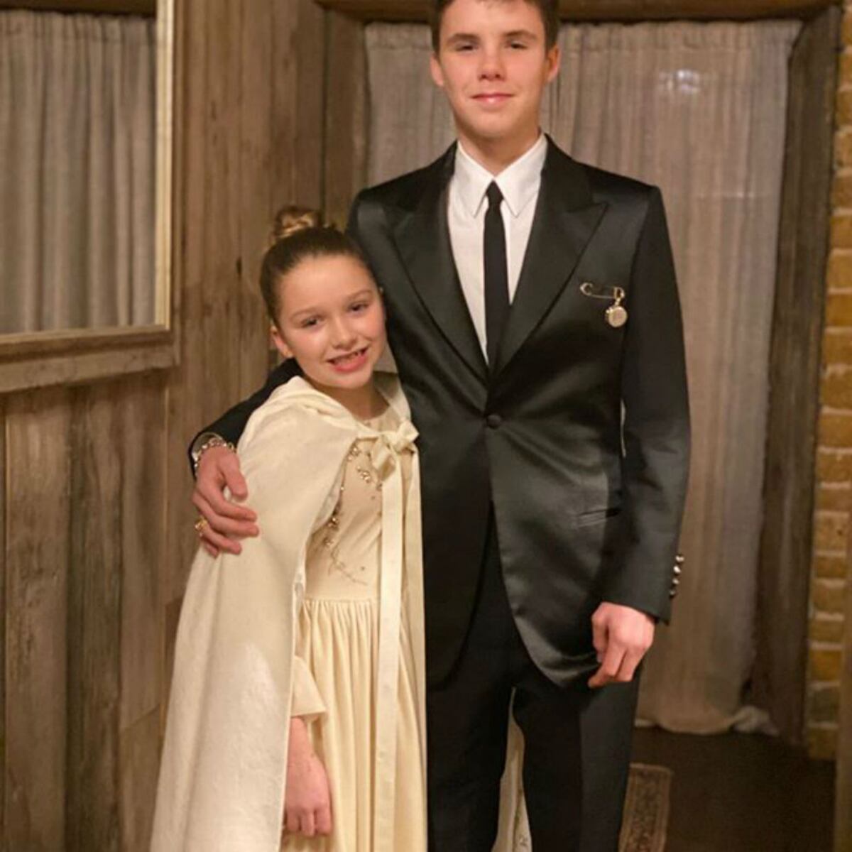 El bautizo de los pequeños Beckham