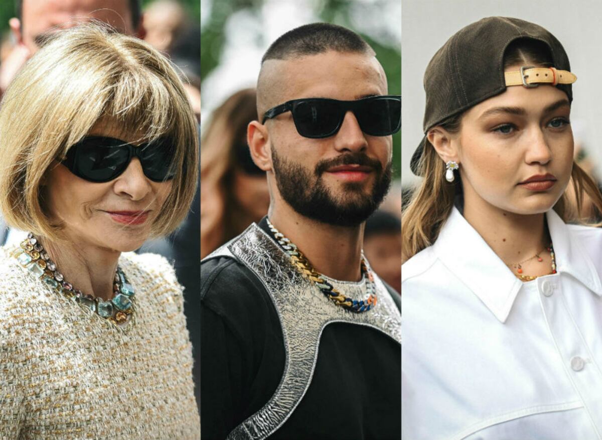 Las celebridades en las semanas de la moda masculina